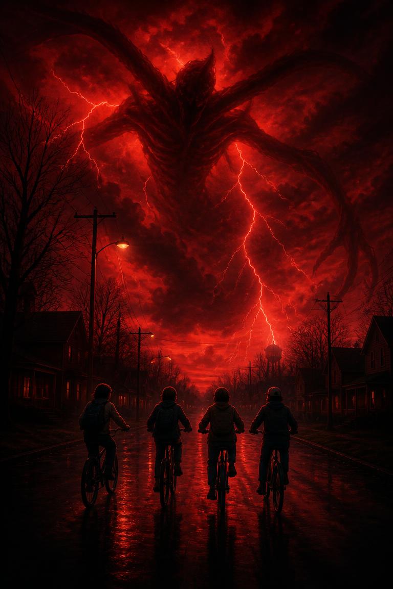 Arte inspirada em Stranger Things
