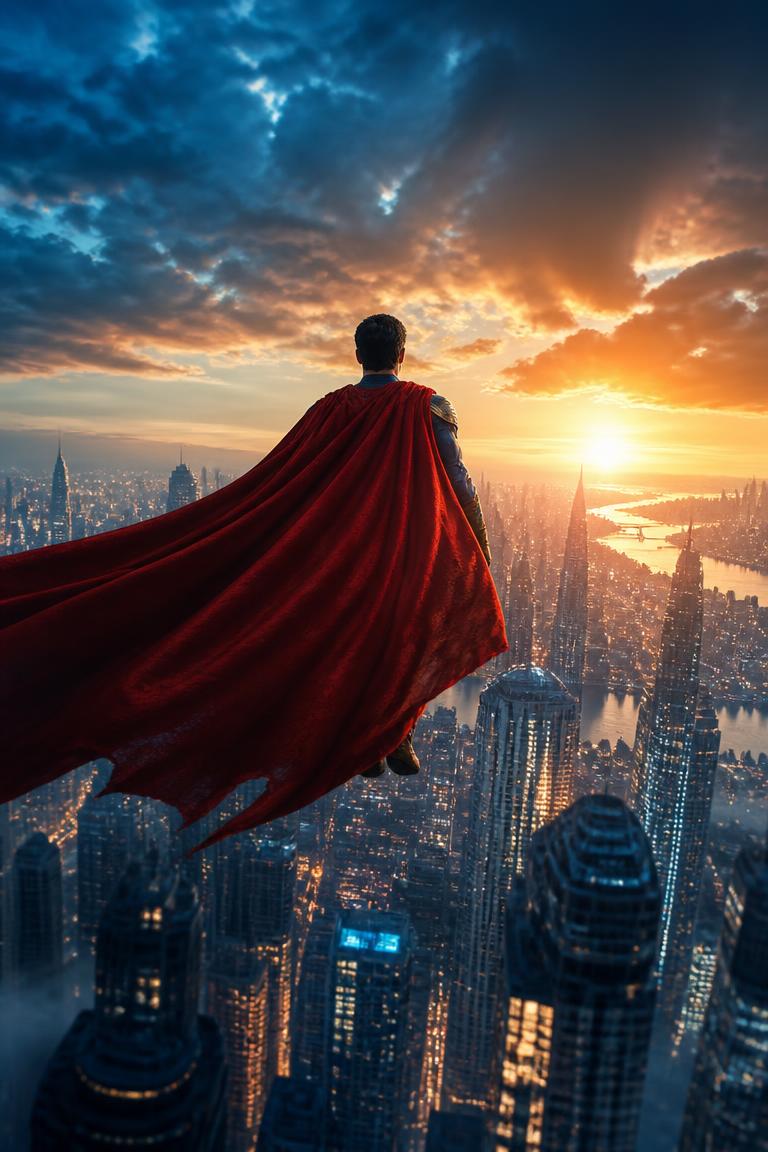 Arte inspirada em Superman